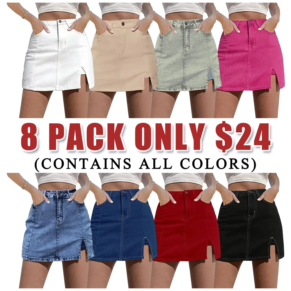 Women's Stretch Denim Skort