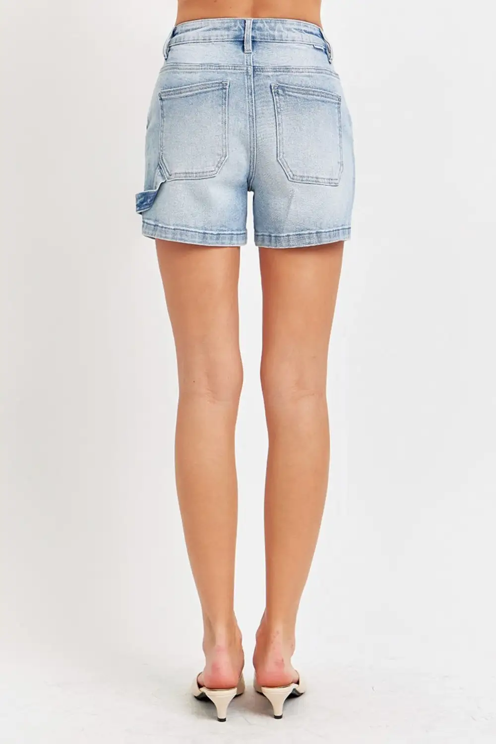 High Rise Shorts Denim Pants