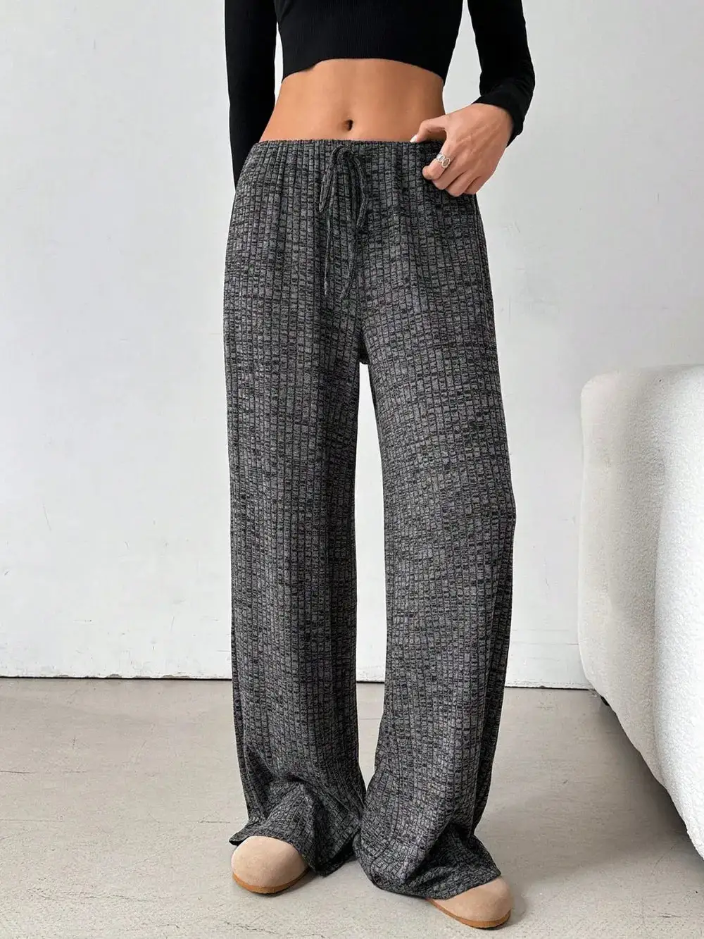 Modern Tie Waist Tie Detail Pants