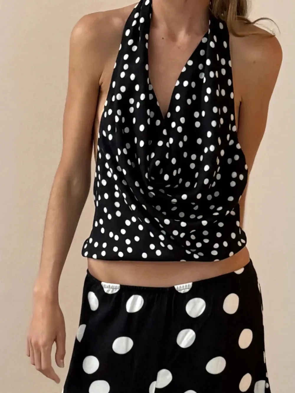 Casual Style Polka Dot Top