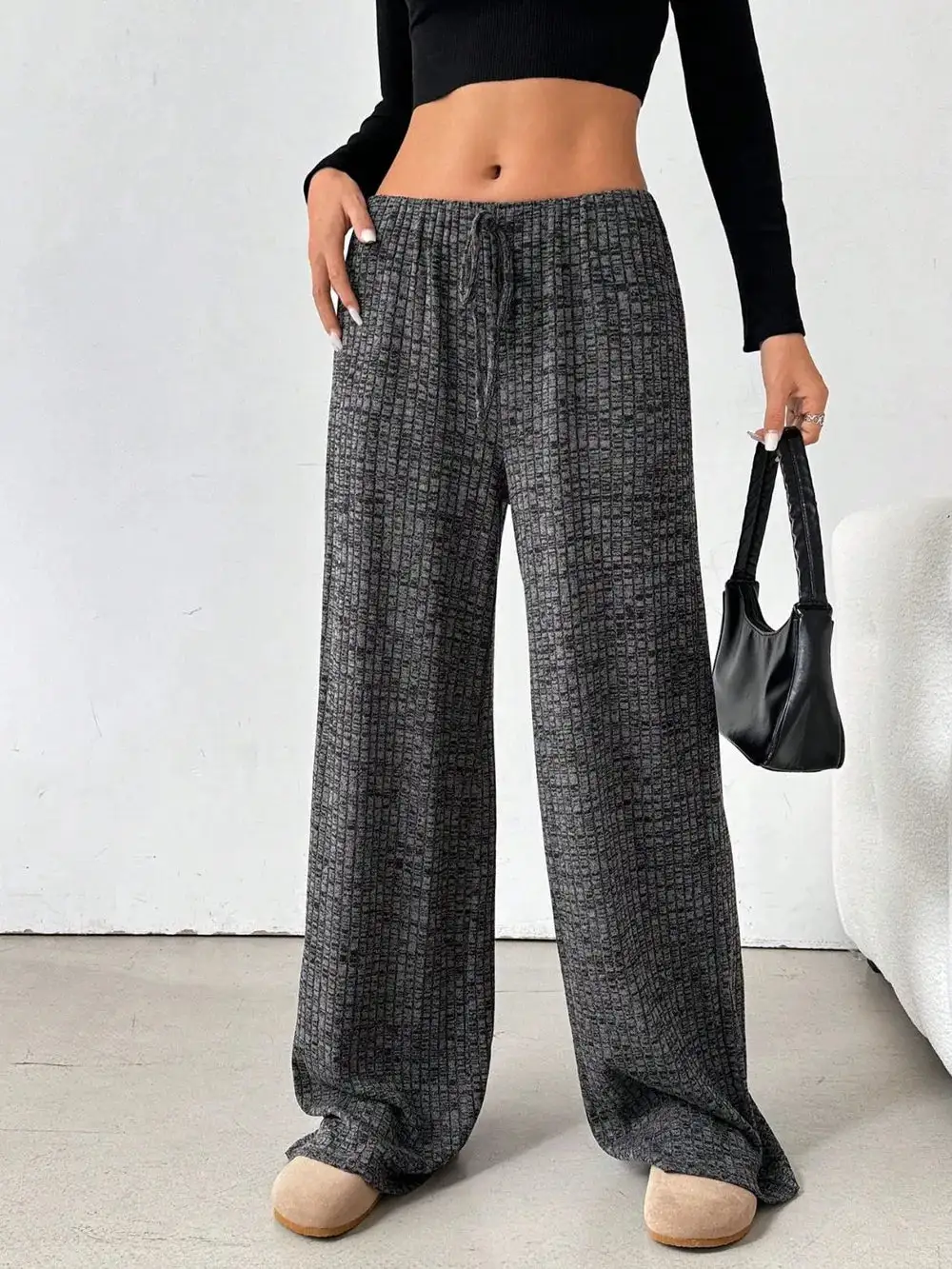 Modern Tie Waist Tie Detail Pants