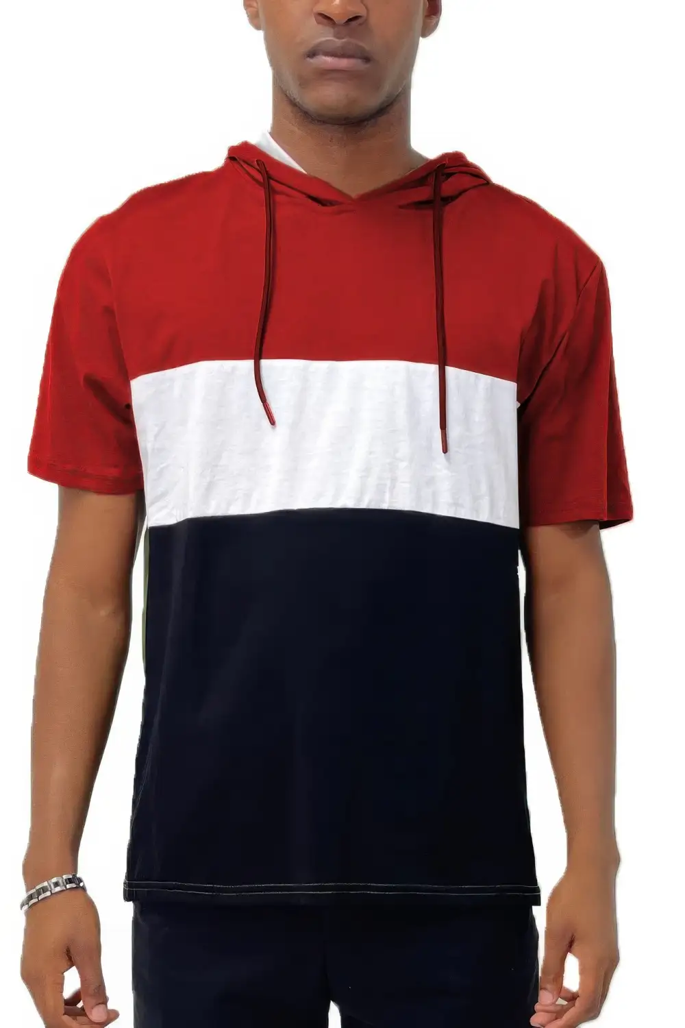 Men's Short Sleeve Hooded T-Shirt