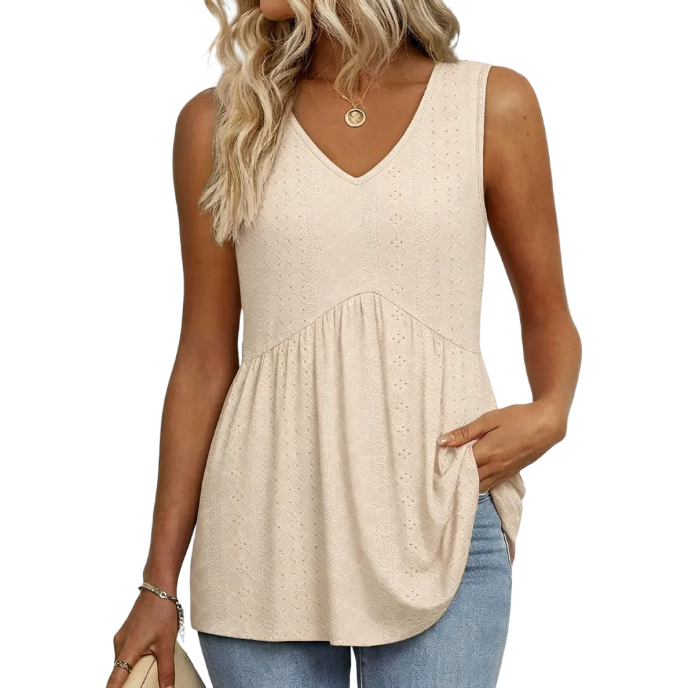 Women's V Neck Tank Tops