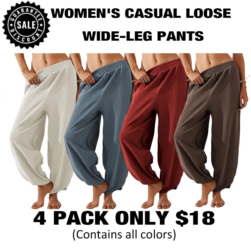 🔥Hot Sale💥Women's Wide Leg Pants🔥16-PACK - All Colors Included