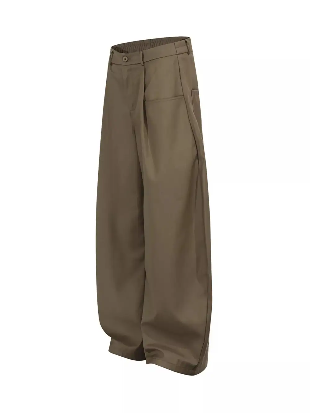 Men's Wide Leg Pants with Pleated Front