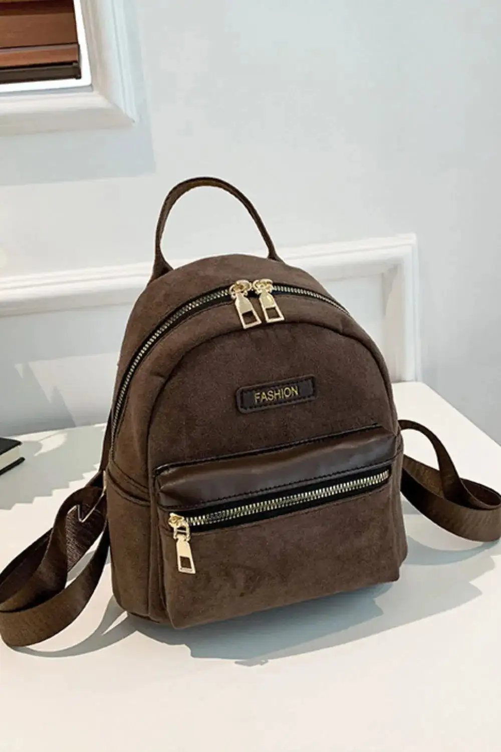 Suede Everyday Backpack