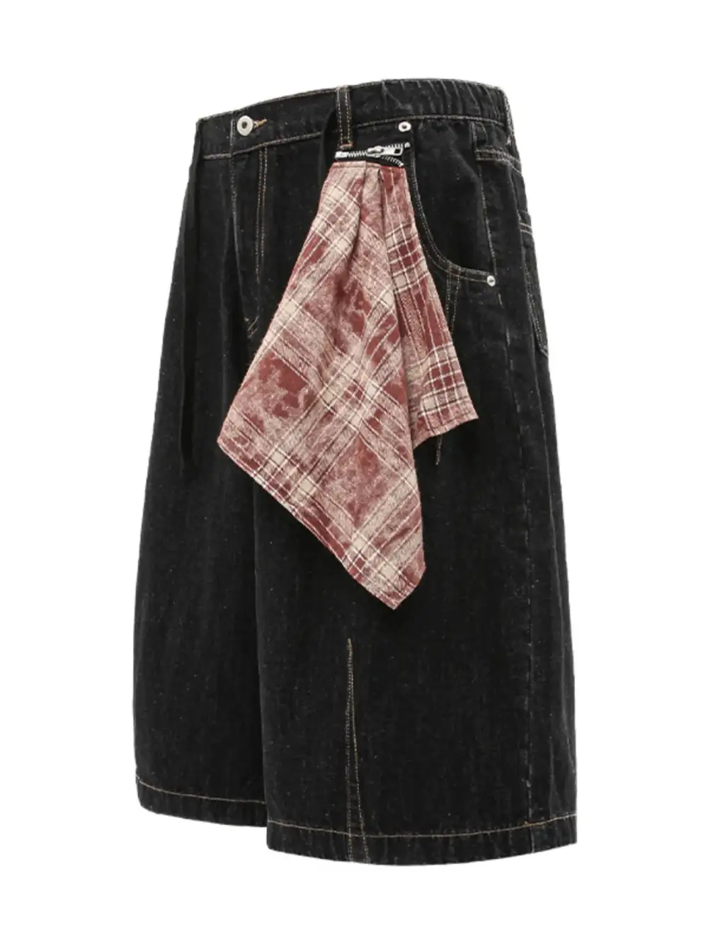 Modern Roomy Wide Leg Cotton Blend Casual Shorts