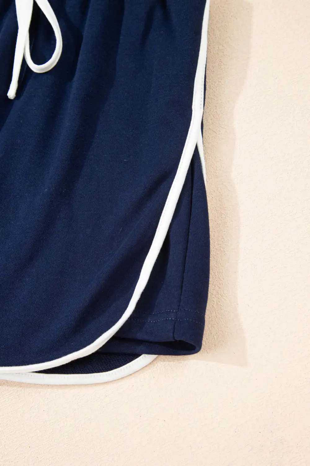 Fitted Printed Varsity Detail Coordinated Set