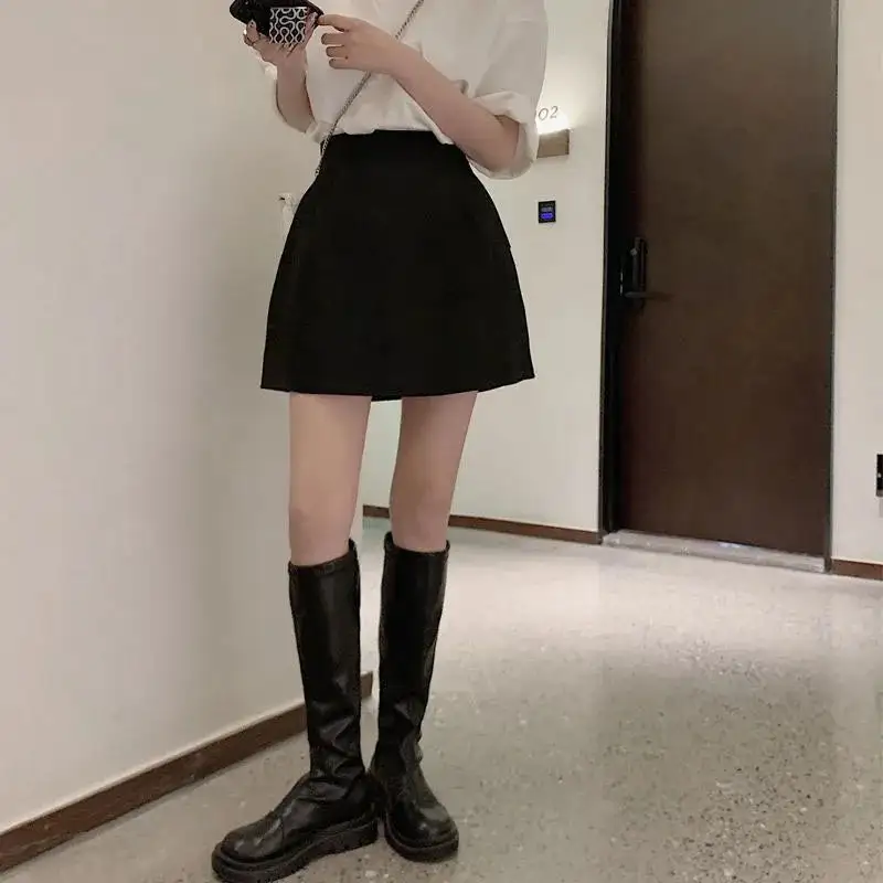 A-Line High-Waist Puffy Skirt