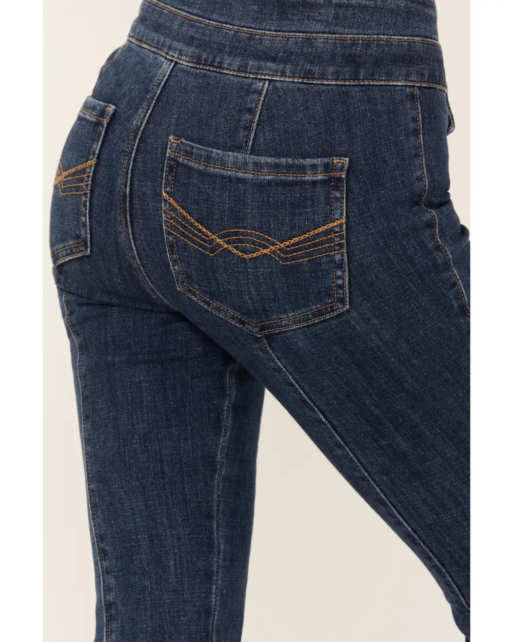 Refined High Rise Bootcut Stretch Denim Jeans