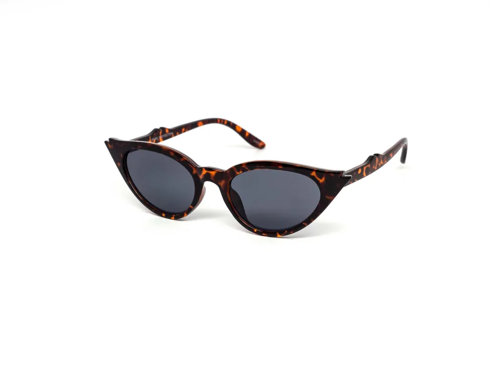12-Pack Tortoise Bold Cat-Eye Sunglasses