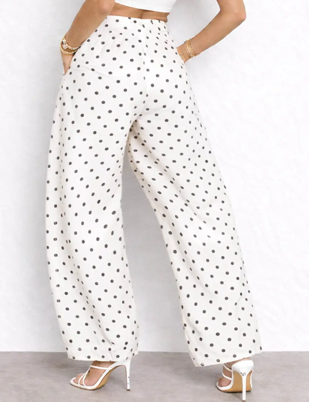 Mid Rise Barrel Denim Pants