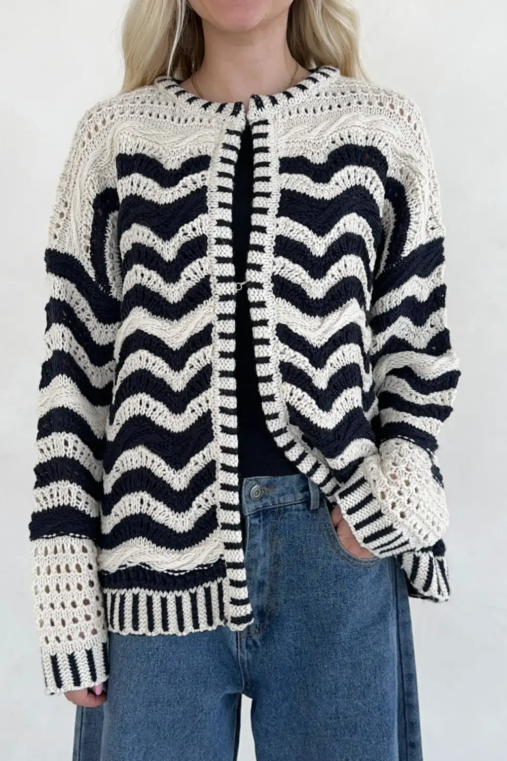 Minimal Soft Knit Cardigan
