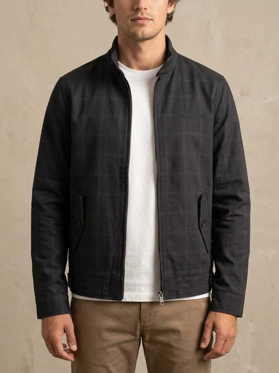 Classic Casual Plaid Jacket