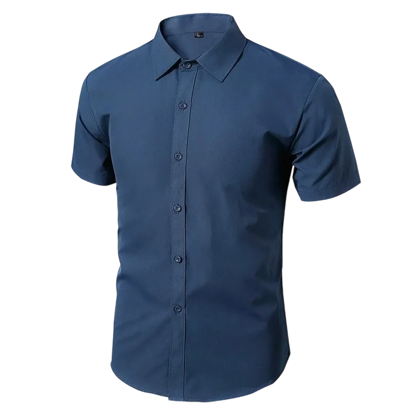 Men'S White Shirt Long Sleeves Free Ironing Business Formal Slim Fit Korean Style Professional Work Men'S White Casual Suit Shirt