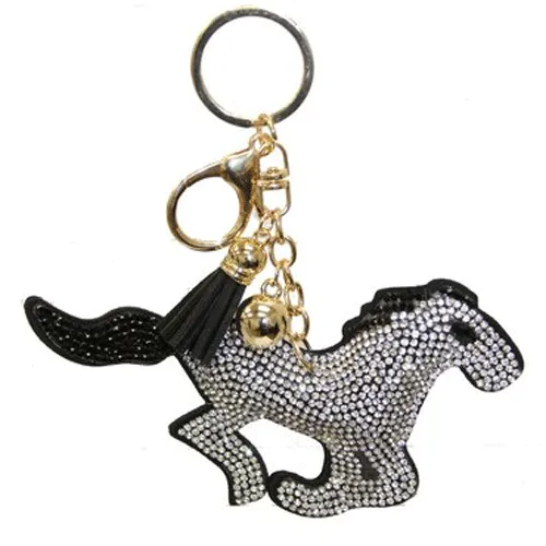 Running Horse Charm Keychain