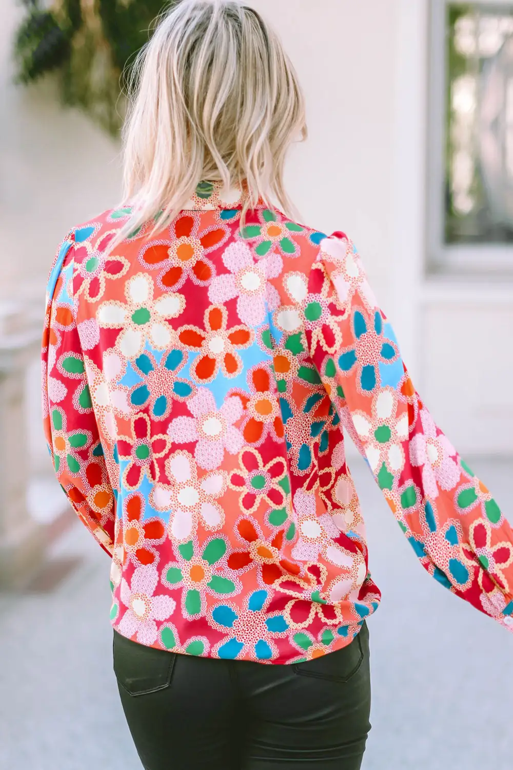 Everyday Floral Blouse Detail