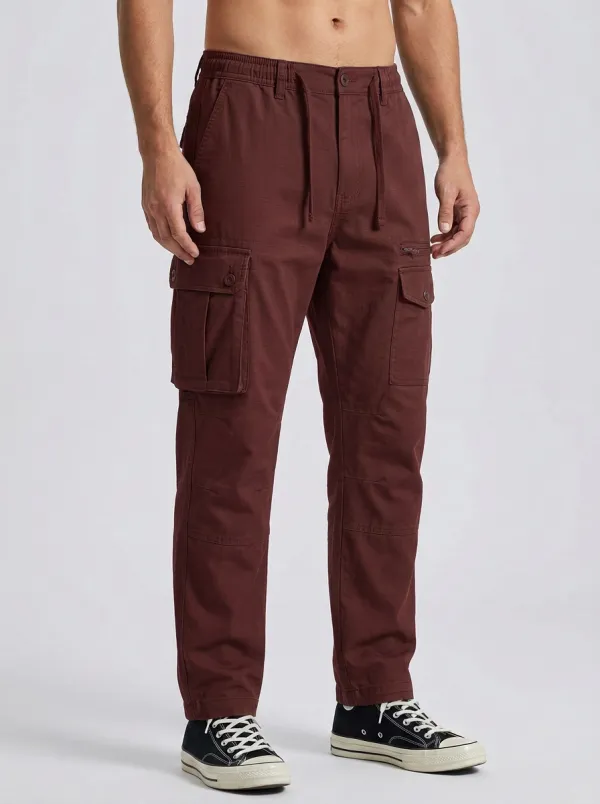 Men's Olive Green Multi-Pocket Tactical Cargo Pants