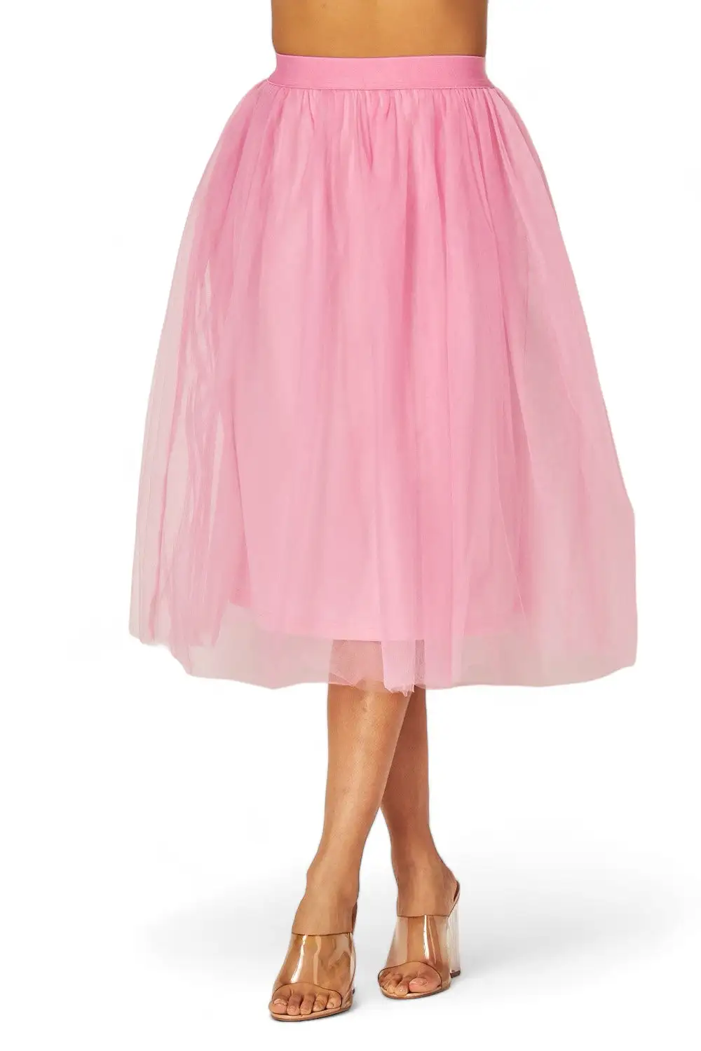 Mesh Tulle Puffy Skirt