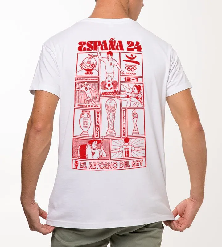 Unisex Art Graphic White Casual Style T-Shirt