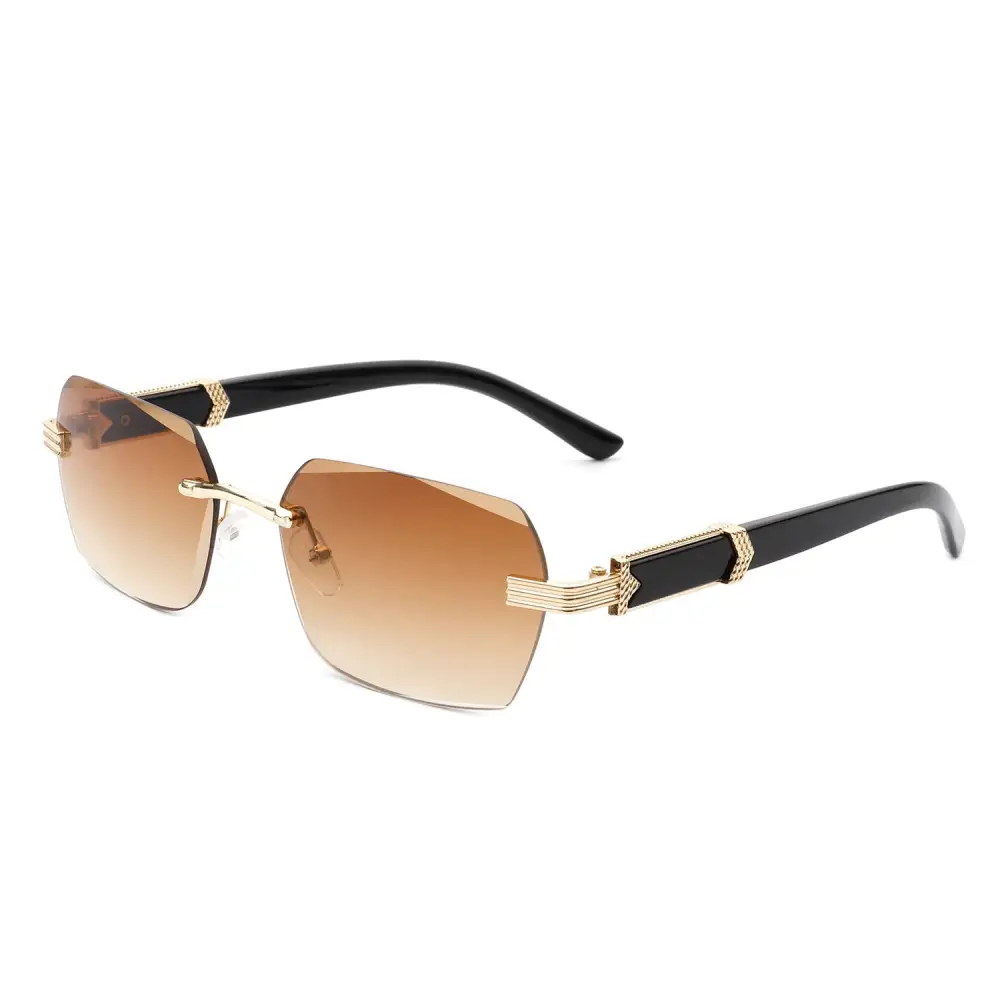 Bold Rectangle Square Frame Sunglasses