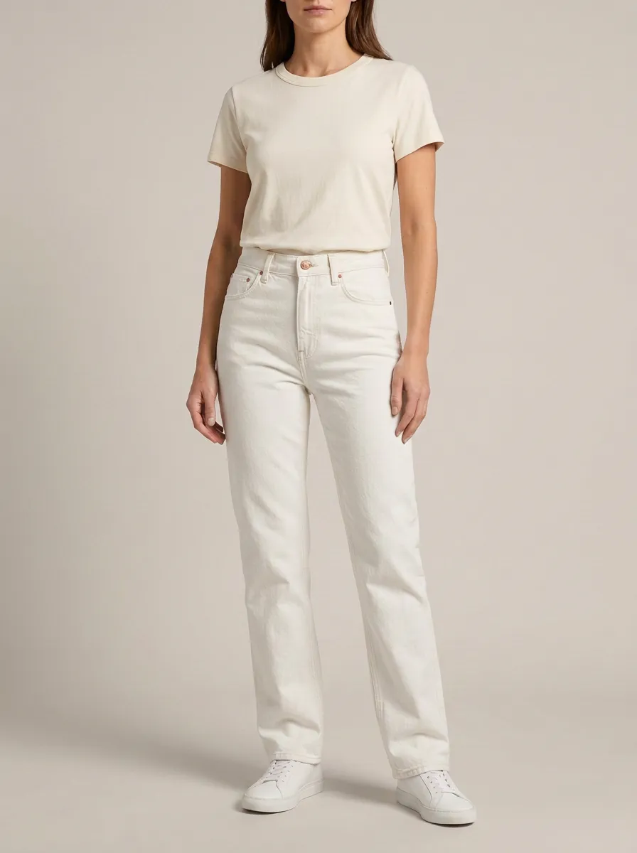 Uncomplicated High-Rise Denim Jeans