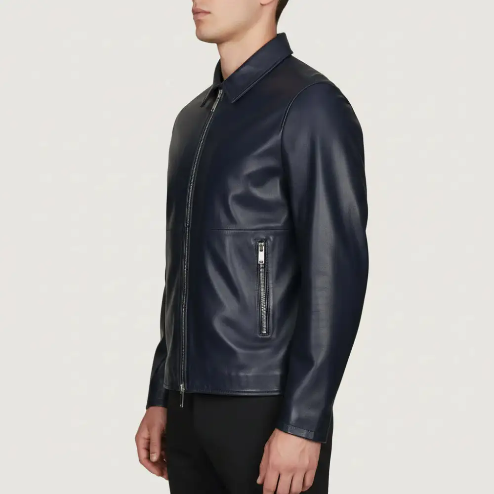 Sheepskin Biker Bomber Jacket