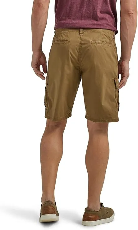 Men's Washed Cotton Twill Cargo Shorts