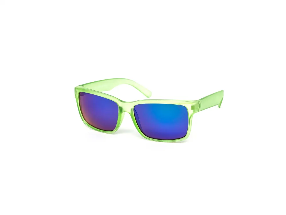 12-Pack Kids Modern Square Color Mirror Sunglasses