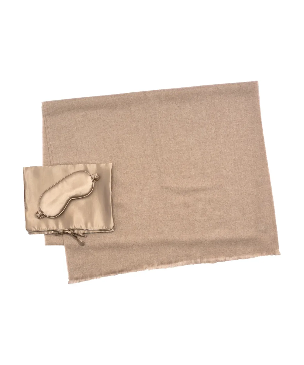 Plain Casual Style Travel Wrap Set