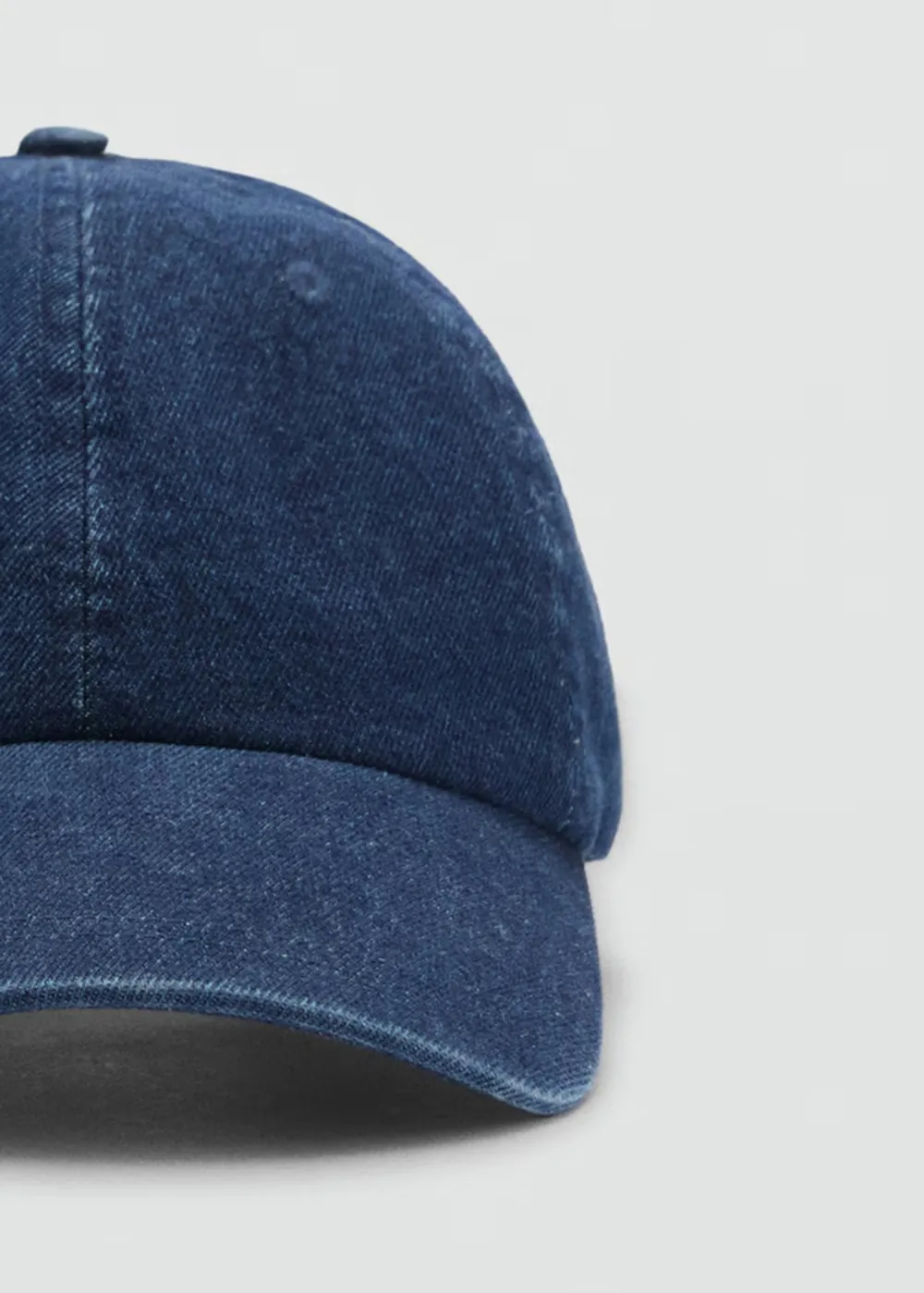 Casual Style Dark Blue Denim Cap