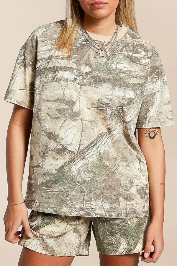 Camo Two Piece Set