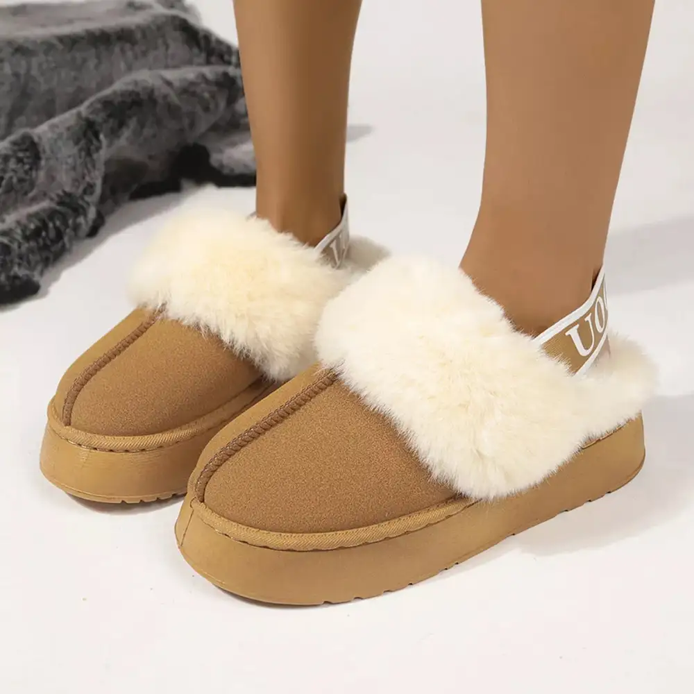 Refined Round Toe Platform Ankle Boots