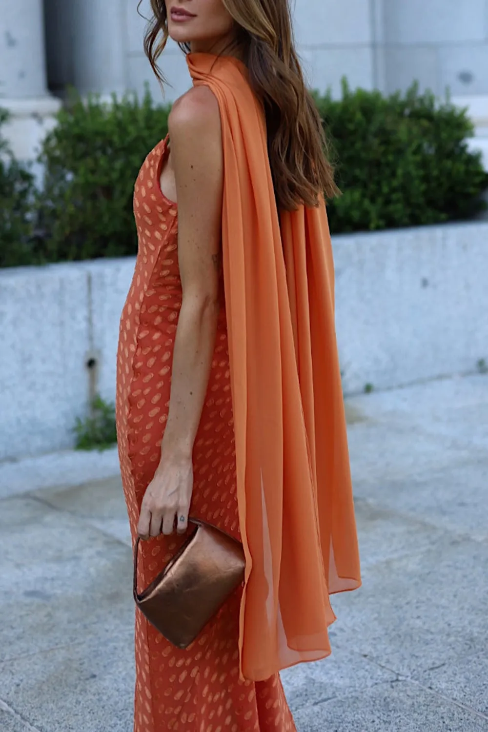 Casual Style Solid Color Shawl