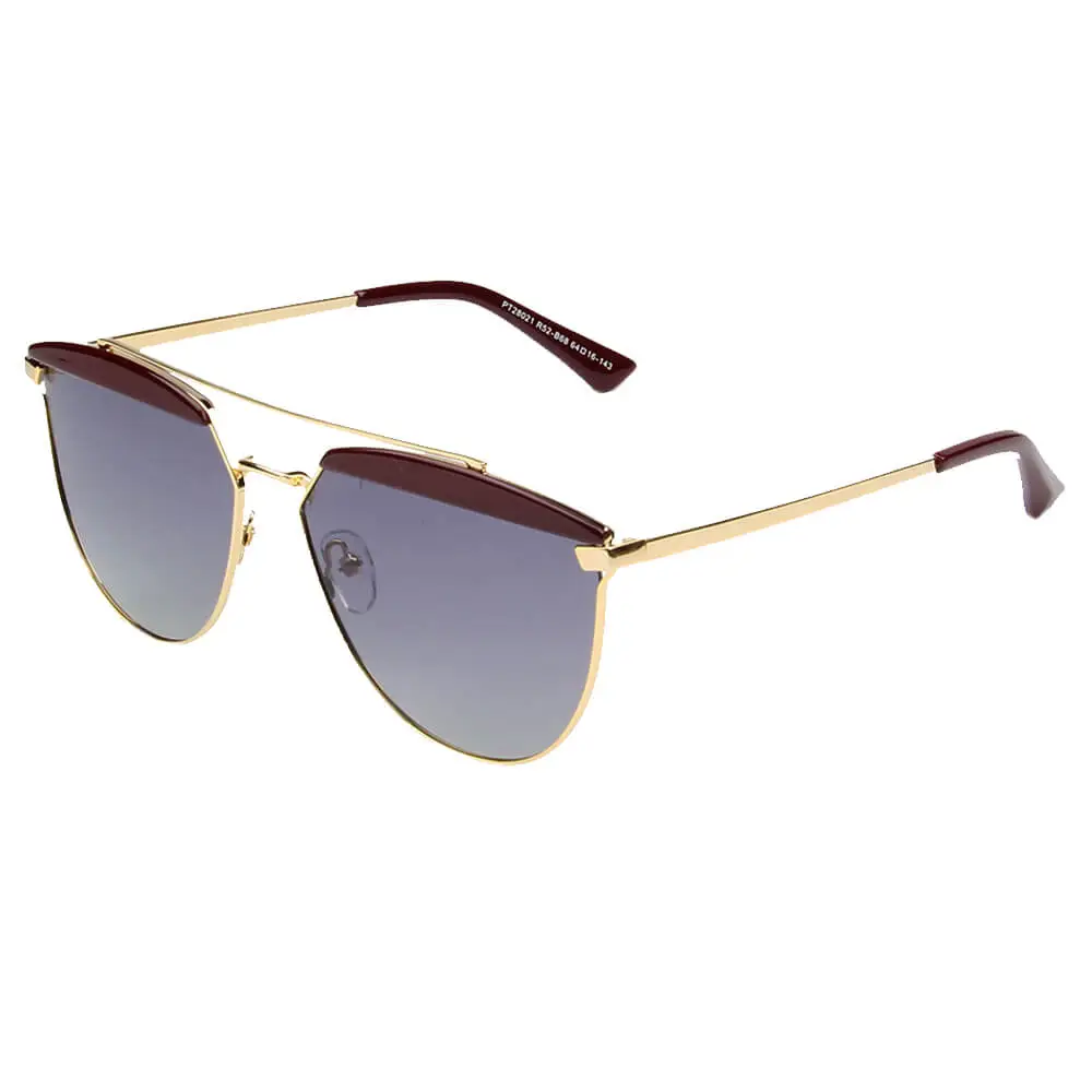 Knotted Round Frame Sunglasses