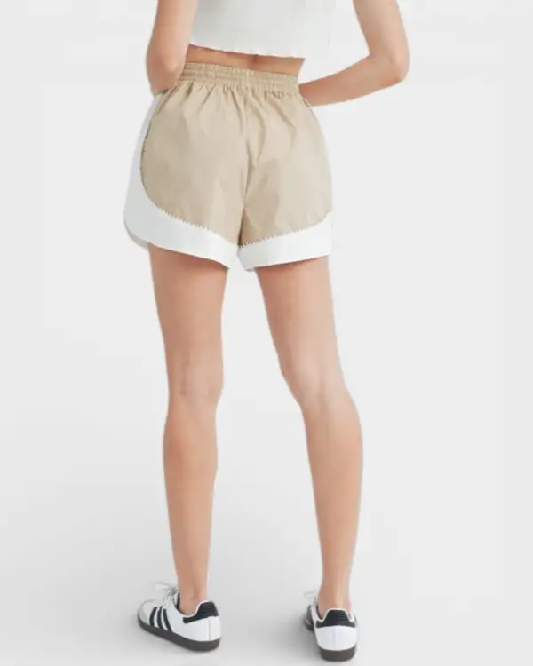 Contrast Drawstring Shorts