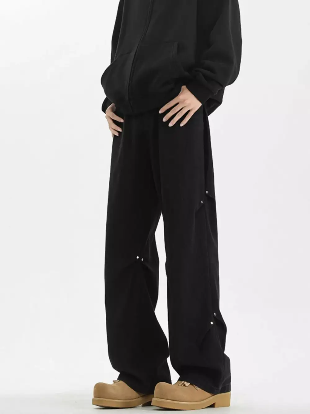 Classic Vintage-Wash Vintage Washed Wide-Leg Denim Jeans