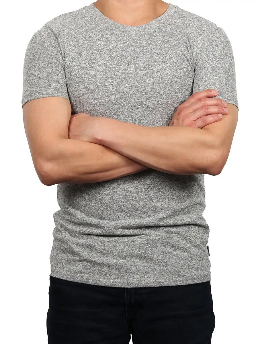 Slub Jersey Jersey Men's Button Down T-Shirt