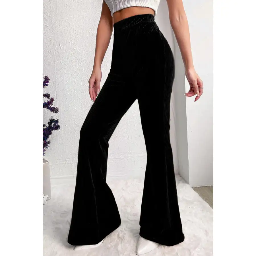 High Waist Bootcut Pants