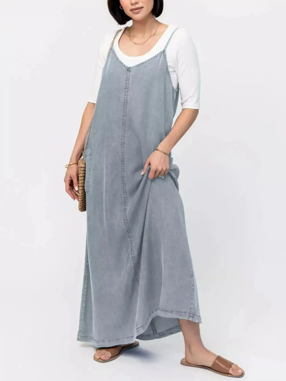 Denim Maxi Dress