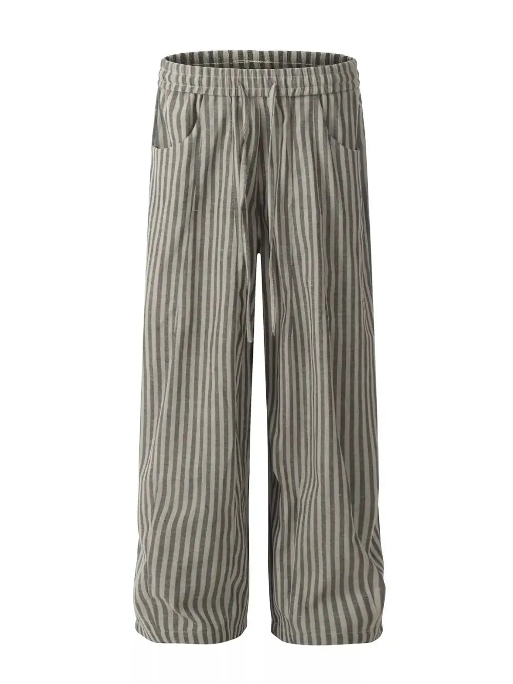 Men's Striped Casual Drawstring Pants