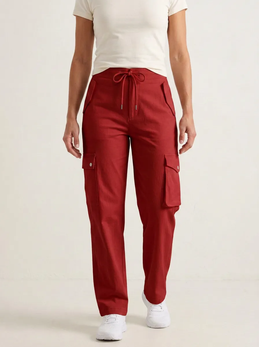 Women's Classic Workwear Inspired Cargo Cargo Work Pants