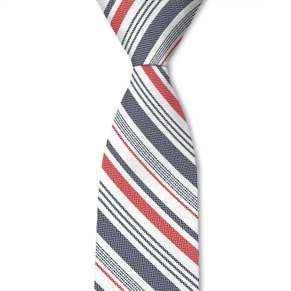 Neat Textured Stripe Pattern Necktie