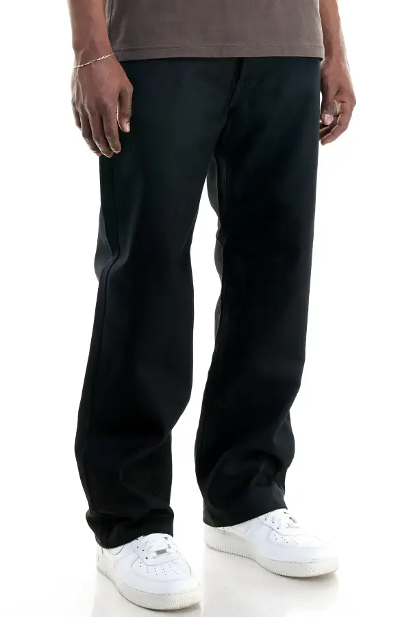 Men's Raw Hem Stretch Relaxed Jeans