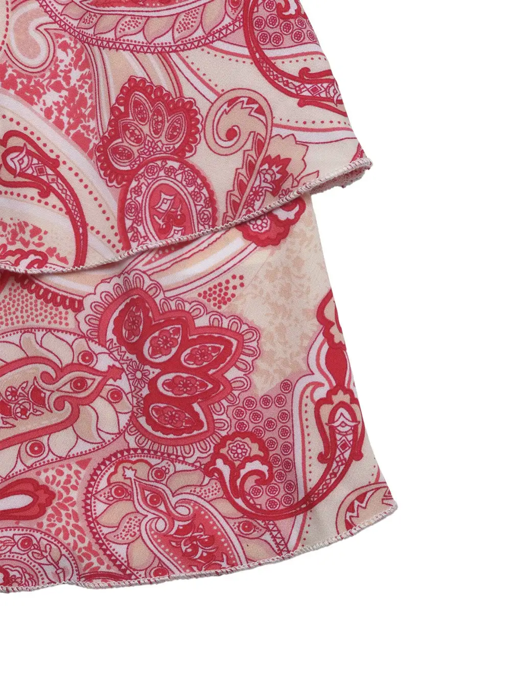 Gentle Smocked Ruffle Trim Detail Coordinated Set
