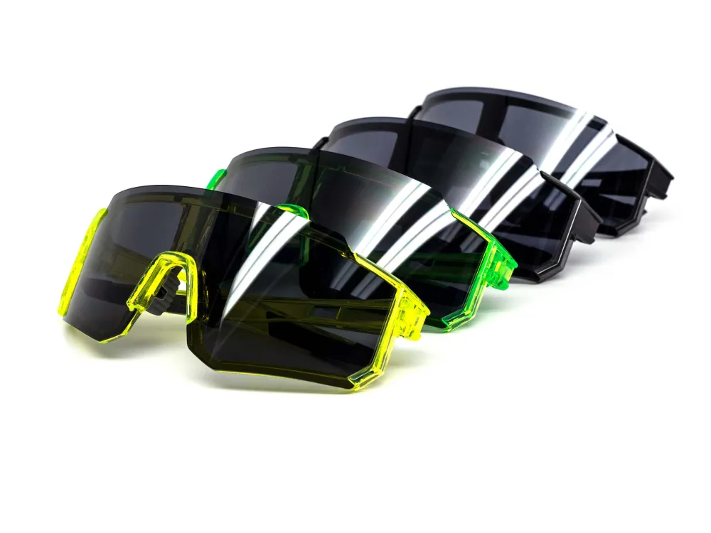 12-Pack Sport Shield Dark Lens Performance Sunglasses