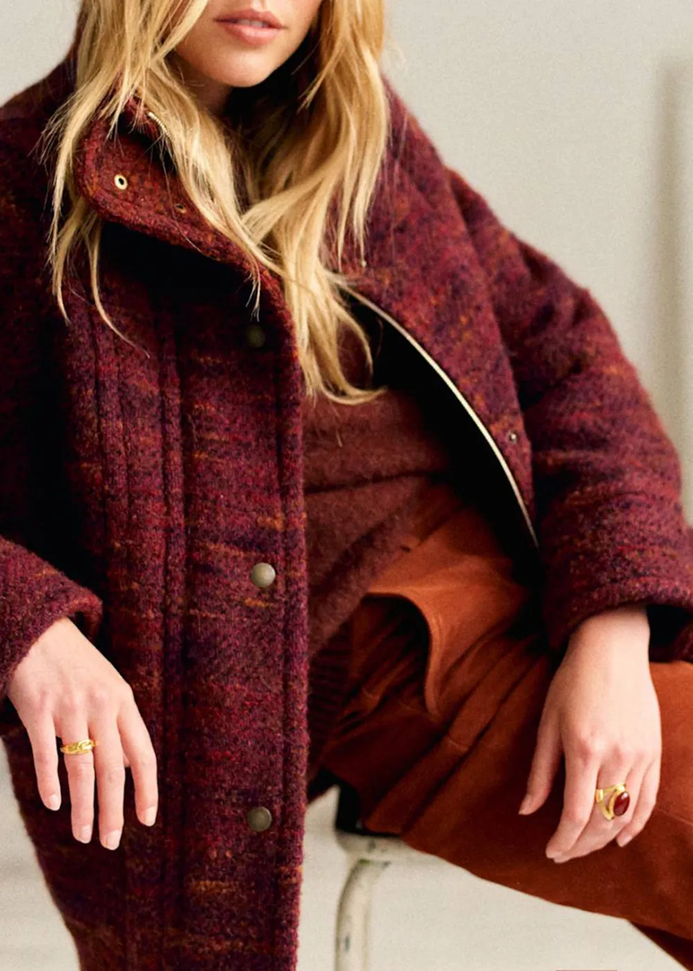 Long-Sleeve Coat