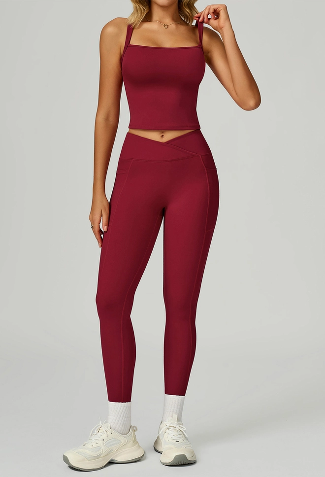 Wide Strap Activewear Set