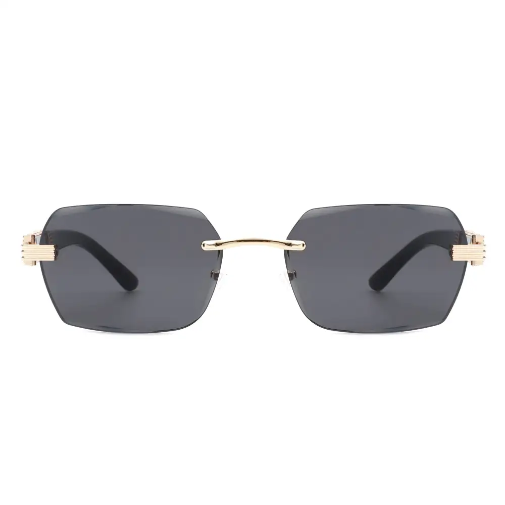 Bold Rectangle Square Frame Sunglasses