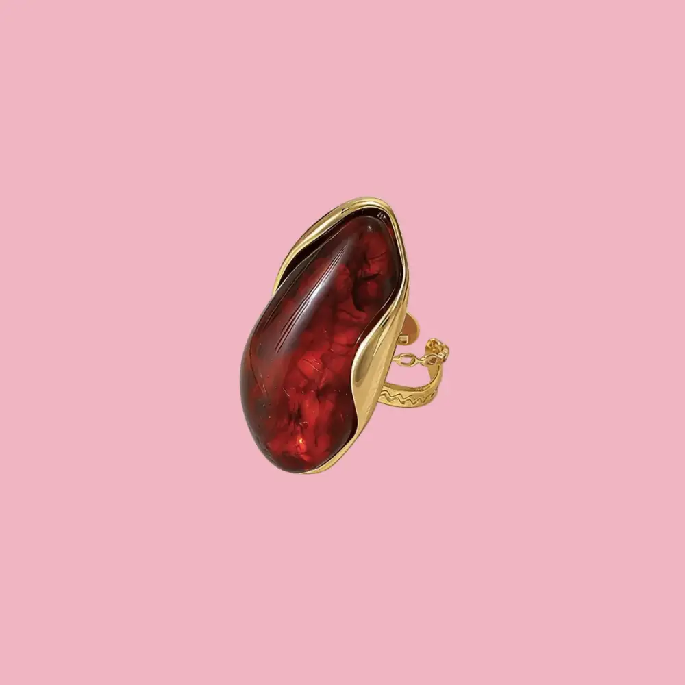 Oval Jelly Bean Ring